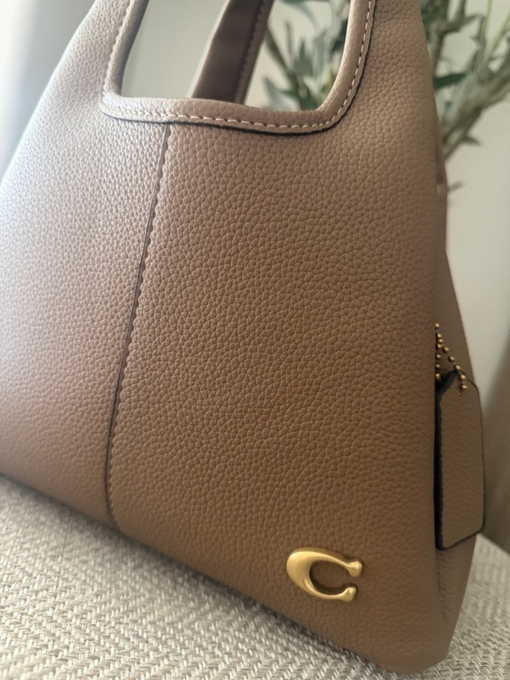Coach Lana Shoulder Bag 23 in Brass Dark Stone Color - Picture 4 of 14